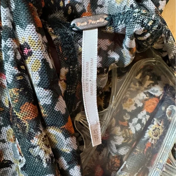 Free People All Dolled Up Floral Top - Picture 9 of 9